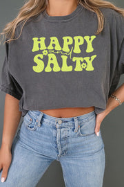 Happy and Salty Oversized Tee 5094CC