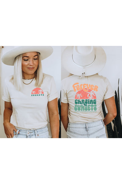 Forever Chasing Sunsets Tee 5151