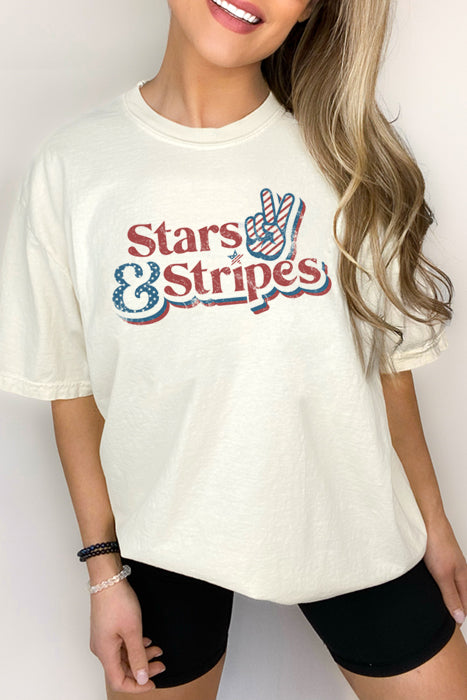 Stars & Stripes Oversized Tee 4776 CC