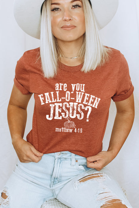 Fall-O-Ween Jesus 4883 Tee