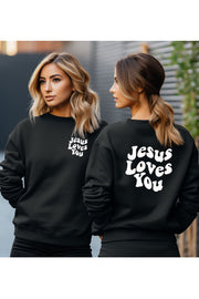 Jesus Loves You Sweatshirt 4884gsweat