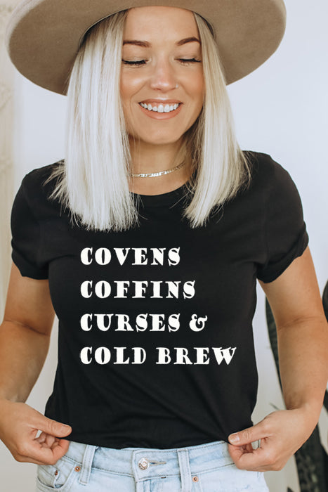Covens and Coffee 4886 tee