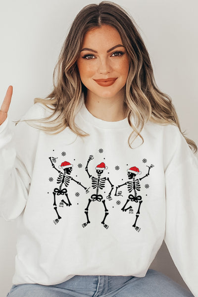 Dancing Skeletons Holiday Sweatshirt 4934gsweat