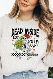 Dead Inside But Jolly AF Sweatshirt 4938gsweat