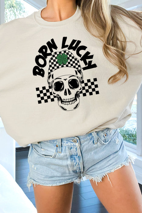 Born Lucky Sweatshirt 5074gsweat