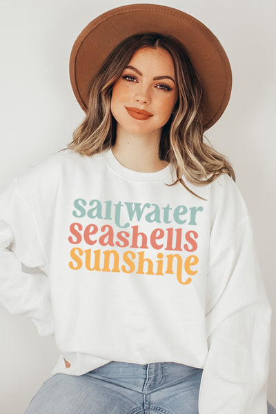 Saltwater Seashells Sweatshirt 5090gsweat