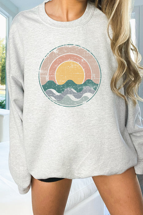 Sunset Ocean Sweatshirt 5148gsweat