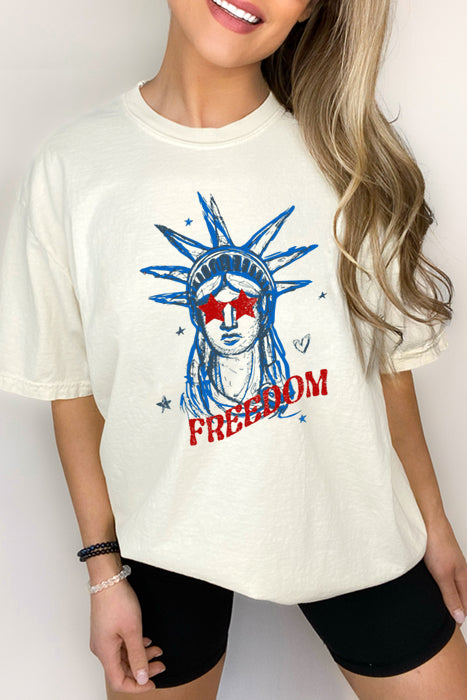 Freedom Statue Oversized Tee 521CC