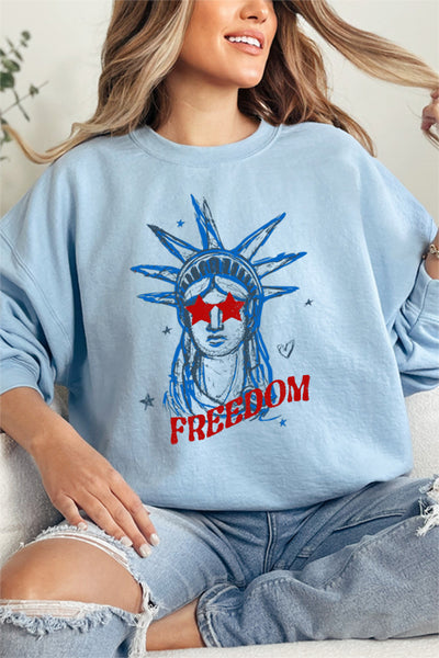 Freedom Statue Sweatshirt 5218gsweat