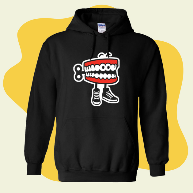 Classic Chattertooth Hoodie - Black – Wildberry Waves