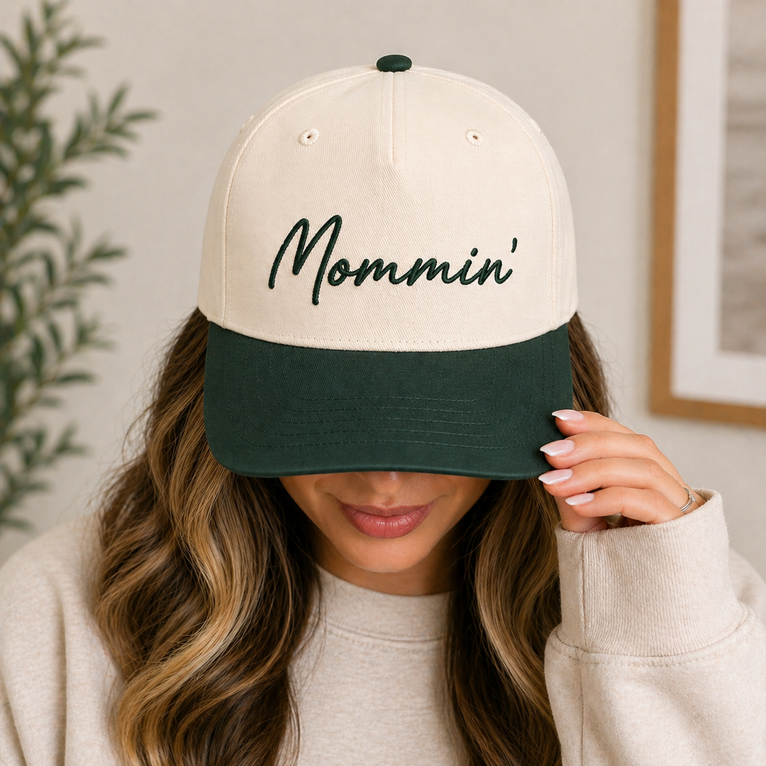 Mommin' Embroidered Baseball Cap – Wildberry Waves