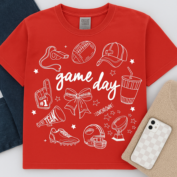 Game Day Football Oversized Tee 5133CC