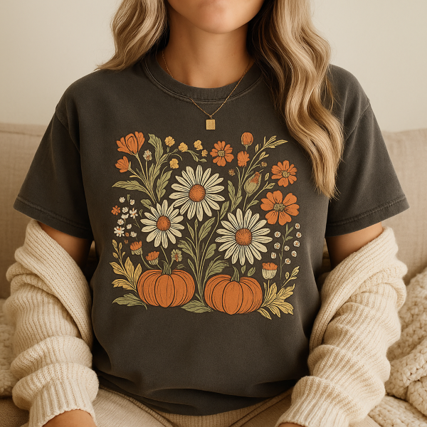 Fall Pumpkins Oversized Tee 5313CC