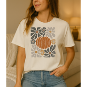 Pumpkin Floral Graphic Tee 5321