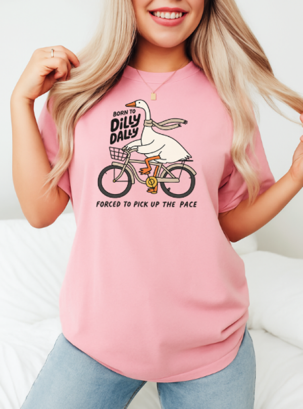 Born to Dilly Dally Oversized Tee 5327CC