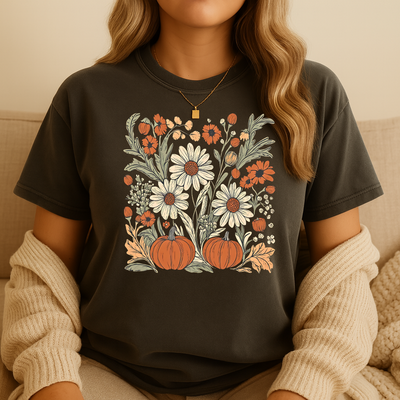 Fall Pumpkins Oversized Tee 5313CC