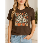 Floral Pumpkin Graphic Tee 5312