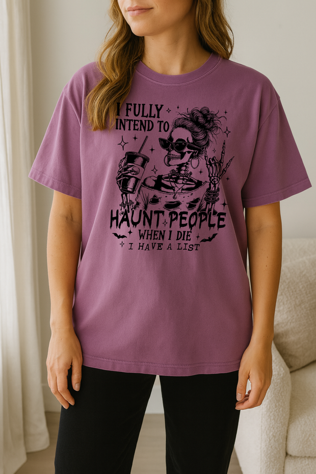 Haunt People Oversized Tee 5334CC
