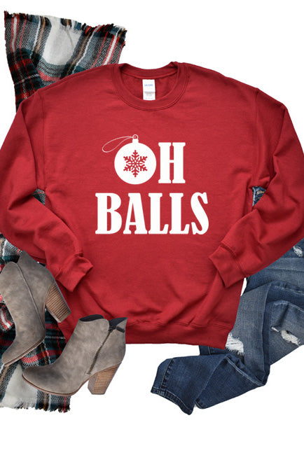 Oh Balls Sweatshirt-1558gsweat