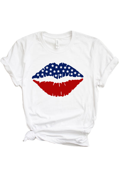 American Flag Lips 1882