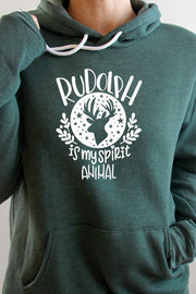 Rudolph is my spirit animal 4013_hoodie