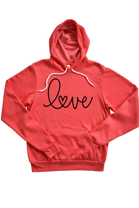 Cursive Love 4084_hoodie