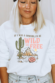 Wild & Free Cowgirl Sweatshirt 4226