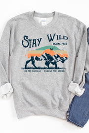 Stay Wild Roam Free Sweatshirt 4236