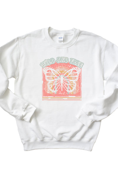 Wild & Free Butterfly Sweatshirt 4245