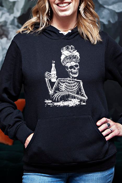 Skeleton With Soda 4462Hoodie