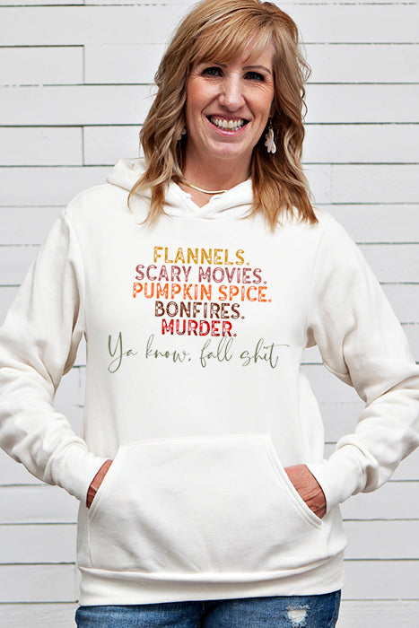 Flannels Scary Movies Pumpkin Spice 4469Hoodie