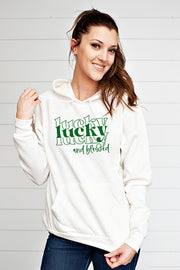 Lucky and Blessed 4612 hoodie