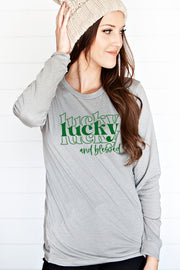 Lucky And Blessed 4612 longsleeve