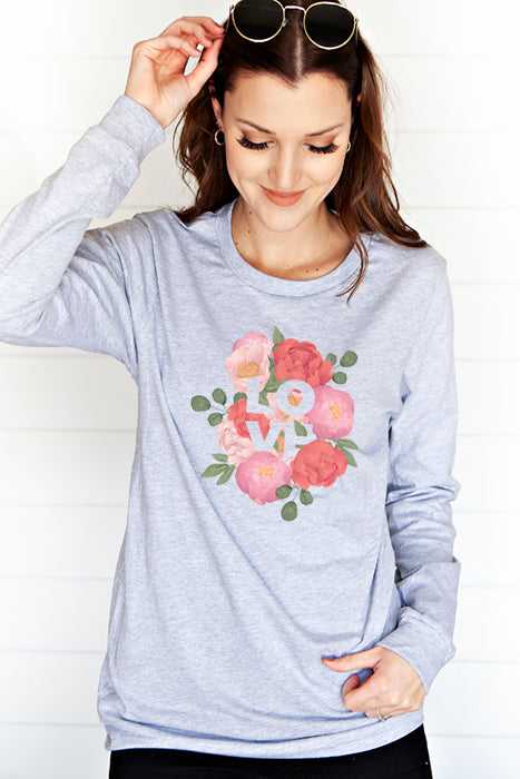 Flower Love 4641 Longsleeve