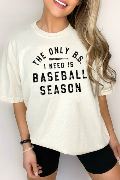 Baseball Season Oversized Tee 4746 CC