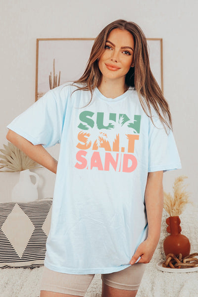 Sun Salt Sand Oversized Tee 4755 CC