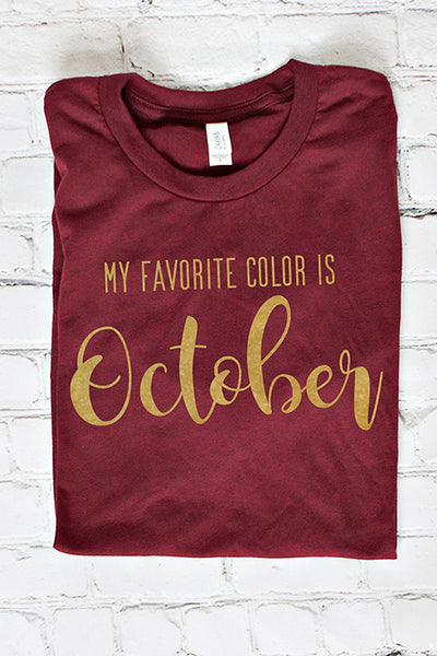 My Favorite Color is October FALL0007