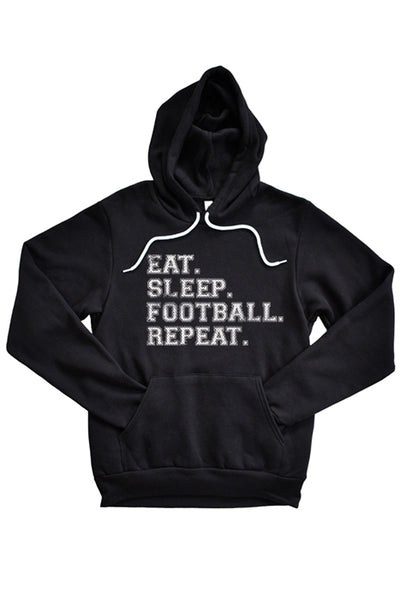 Eat Sleep Football Repeat fb0028_hoodie