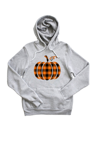 Gingham Pumpkin h0020_hoodie